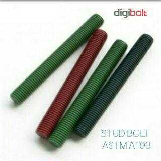 STUD BOLT ASTM A193 GRAED B7 1/2" ~ 4" 50mm ~ 1000mm