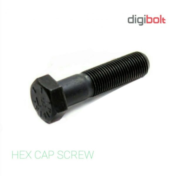 HEX CAP SCREW GR8 FINE PLAIN 1 1/2-12 X 12 3/4 پیچ شش گوش کربن استیل اینچی