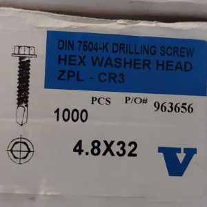 DIN 7604-K (4.8x32)