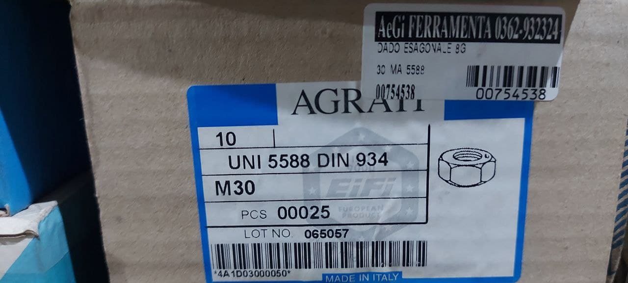 UNI 5588-DIN 934 DIN 934