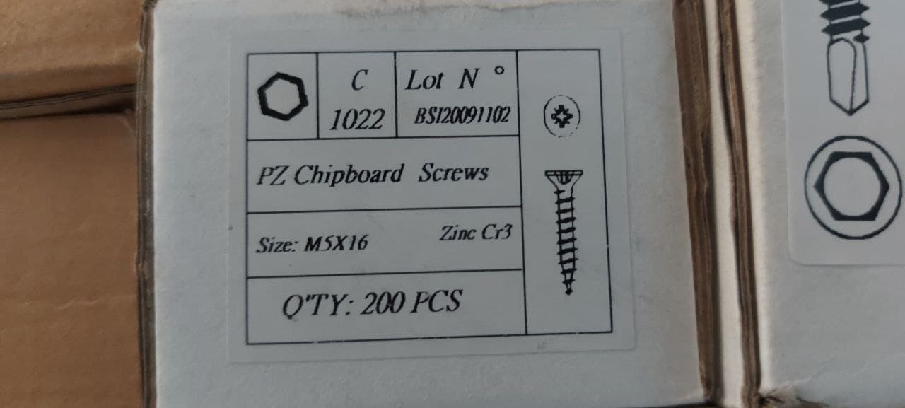screw M5x16 screw M5x16